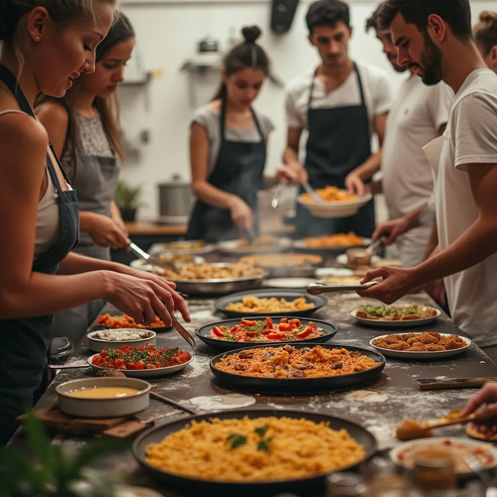 Workshop de culinária espanhola